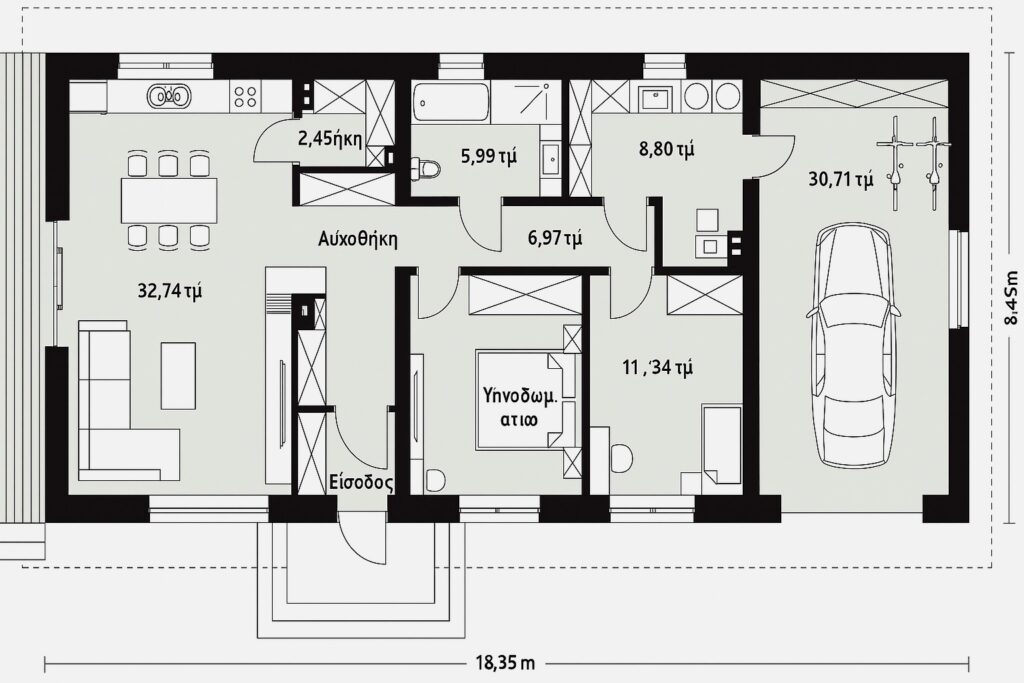 Προκατ σπιτια 80τμ 25000€