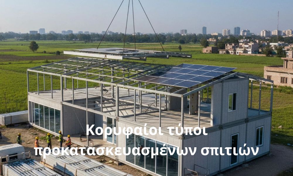 Κορυφαίοι τύποι προκατασκευασμένων σπιτιών