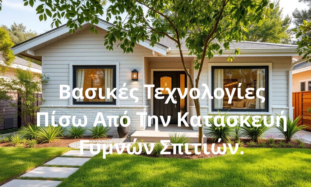 Βασικές Τεχνολογίες Πίσω Από Την Κατασκευή Γυμνών Σπιτιών.