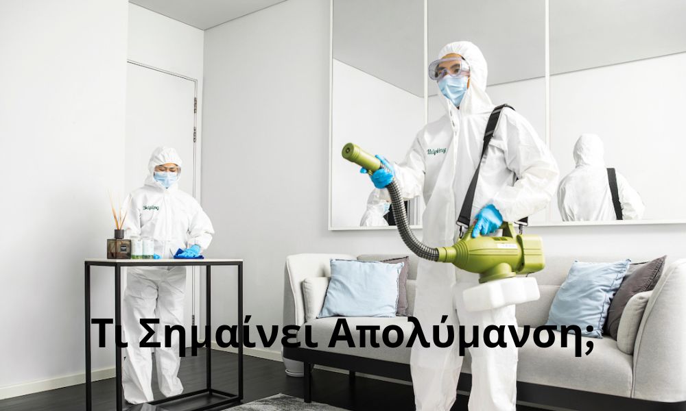Τι Σημαίνει Απολύμανση;
