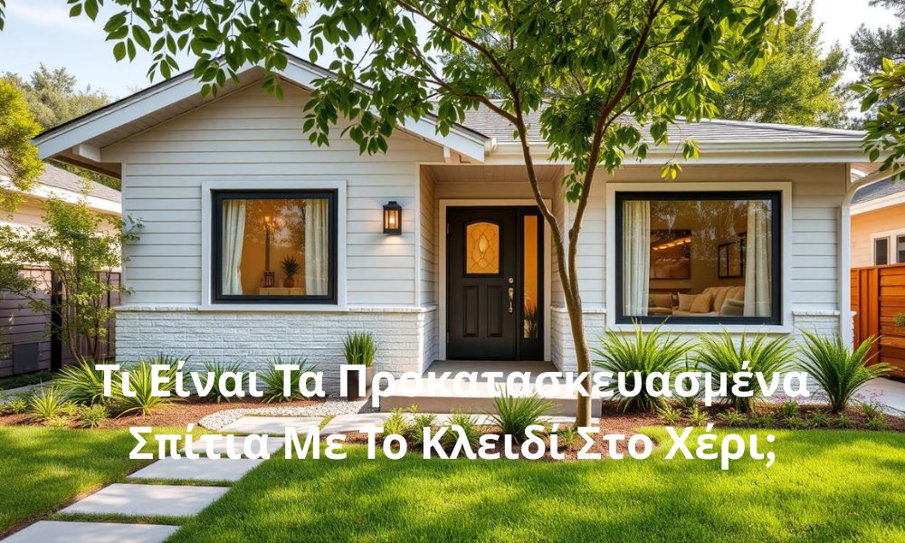 Τι Είναι Τα Προκατασκευασμένα Σπίτια Με Το Κλειδί Στο Χέρι;
