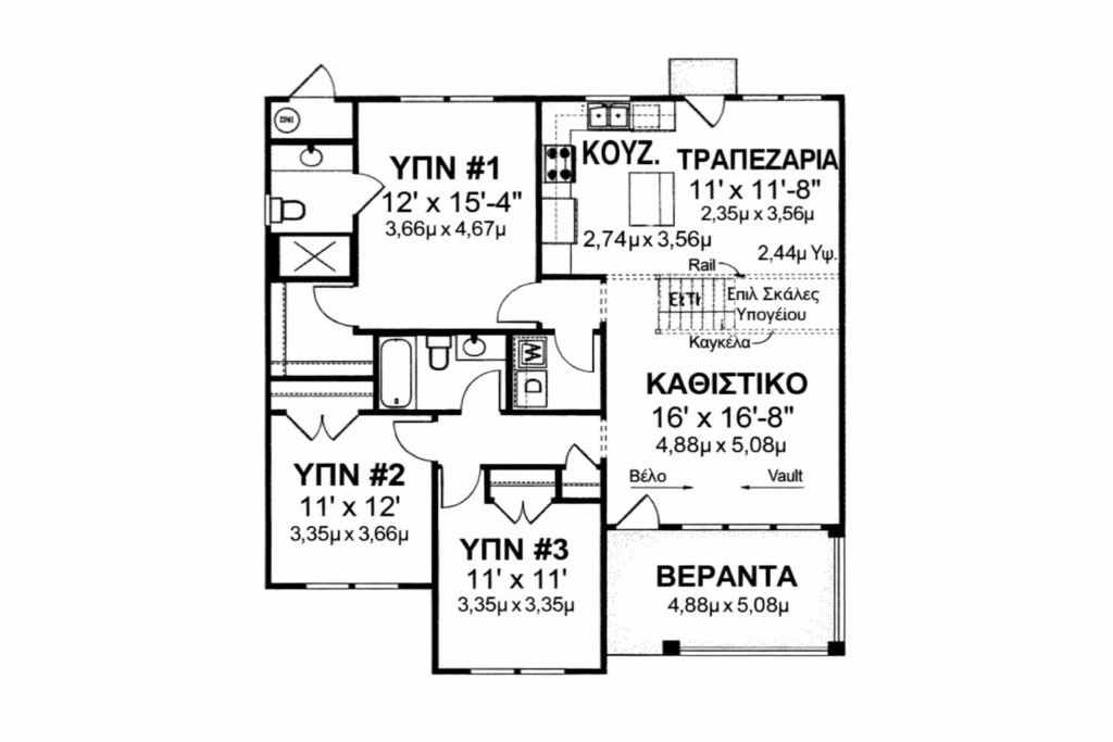 Αρχιτεκτονικα σχεδια σπιτιων 120τμ