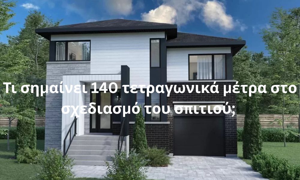 Τι σημαίνει 140 τετραγωνικά μέτρα στο σχεδιασμό του σπιτιού;