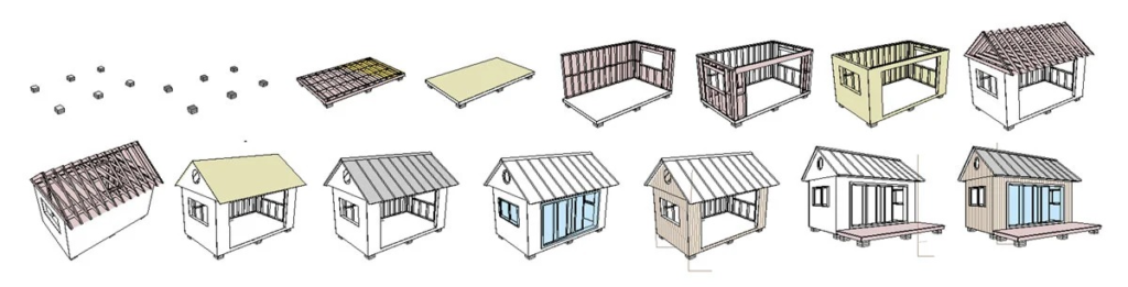 Μικρα ξυλινα σπιτια με σοφιτα