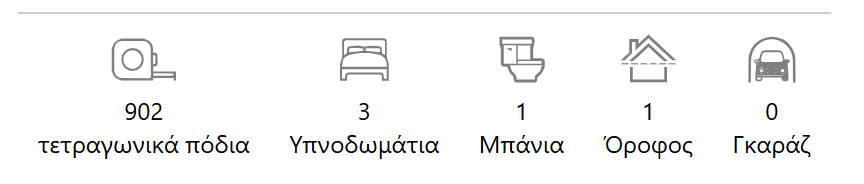 Σύγχρονο σχέδιο κατοικίας με 3 υπνοδωμάτια