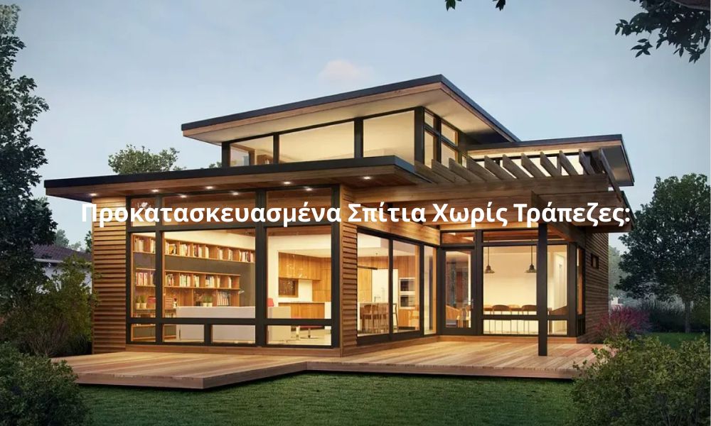 Προκατασκευασμένα Σπίτια Χωρίς Τράπεζες: