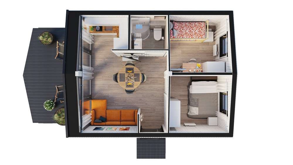 Προκατασκευασμένο ξύλινο σπίτι