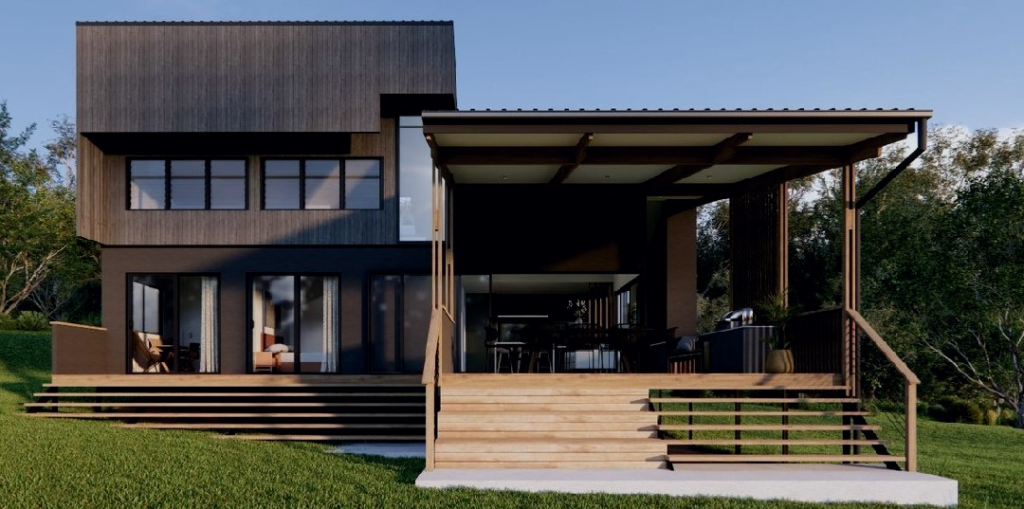 Σχέδιο κατοικίας στην Ελλάδα με σοφίτα