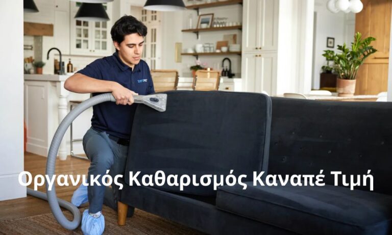 Οργανικός Καθαρισμός Καναπέ Τιμή