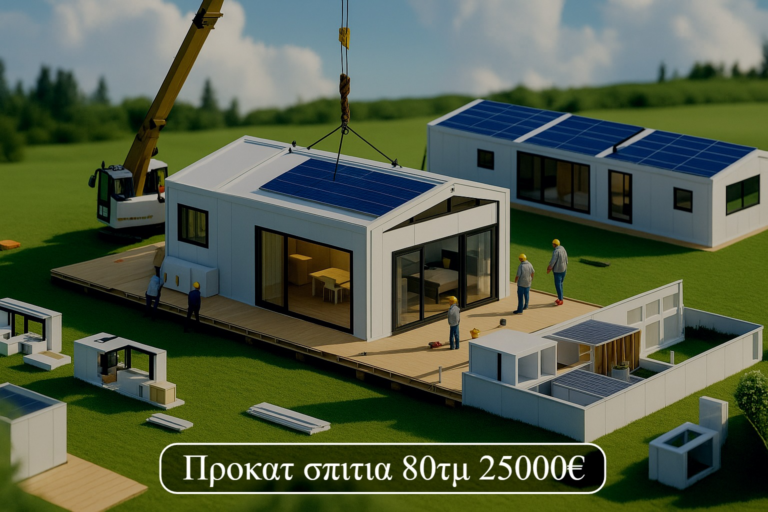 Προκατ σπιτια 80τμ 25000