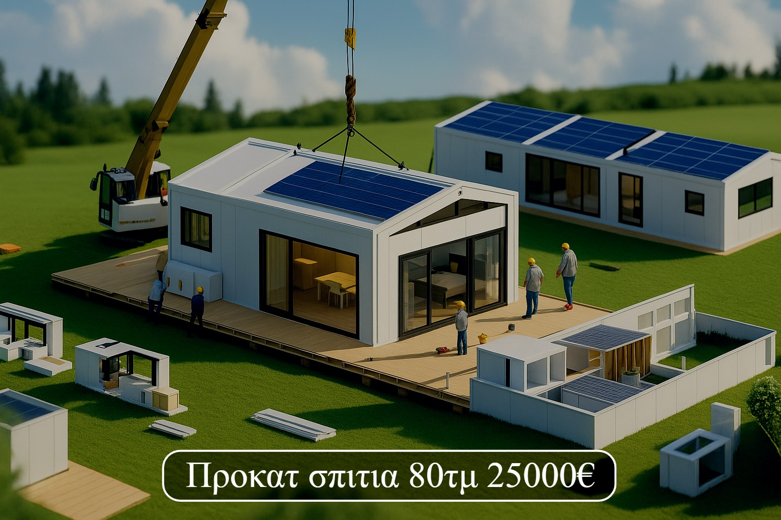 Προκατ σπιτια 80τμ 25000