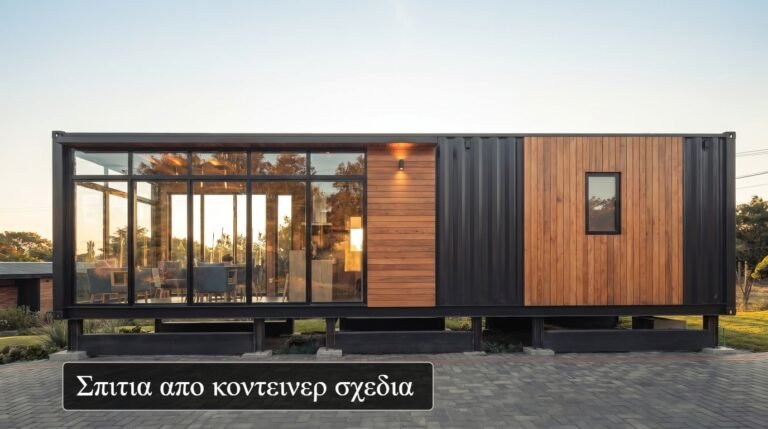 Σπιτια απο κοντεινερ σχεδια​